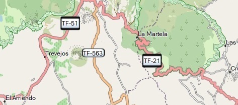Basic (no terrain) BaseCamp Map of Canary Islands